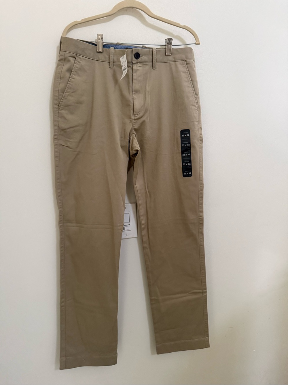 NWT J. Crew Men’s Classic Chino Pants in Khaki Straight Size 32/32